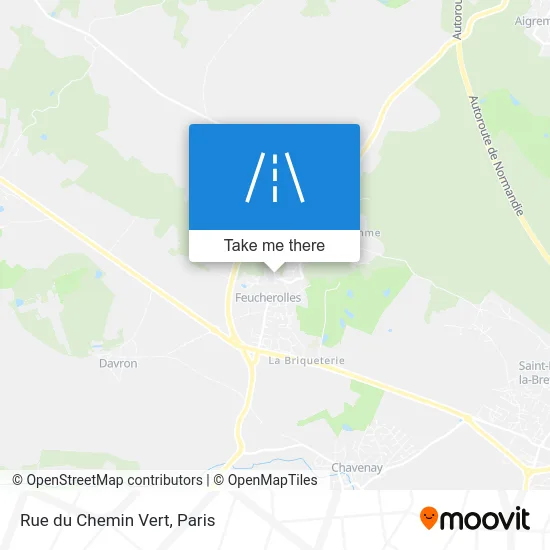 Rue du Chemin Vert map