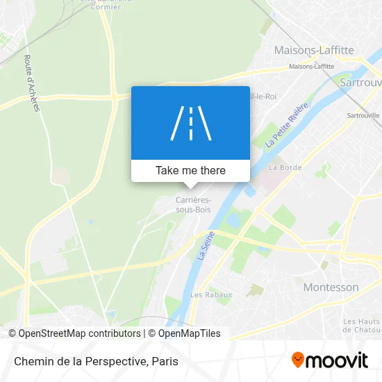 Chemin de la Perspective map