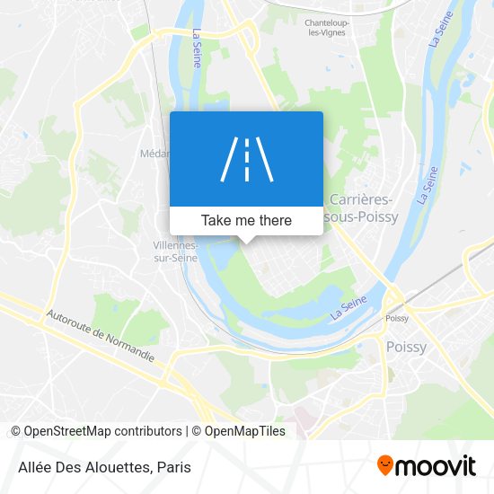 Allée Des Alouettes map
