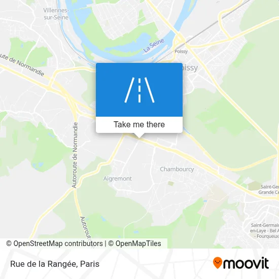 Rue de la Rangée map