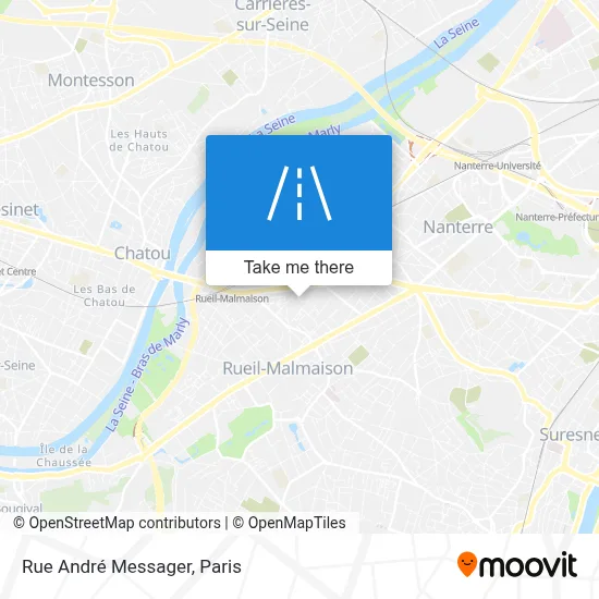 Rue André Messager map