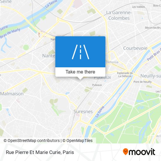 Mapa Rue Pierre Et Marie Curie