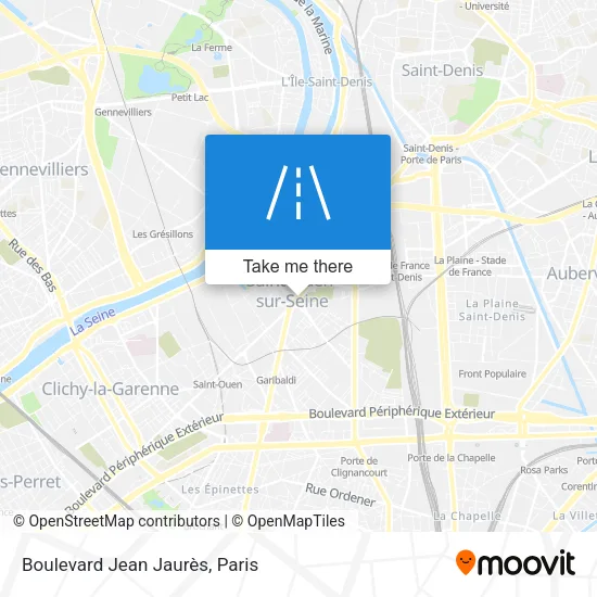 Boulevard Jean Jaurès map