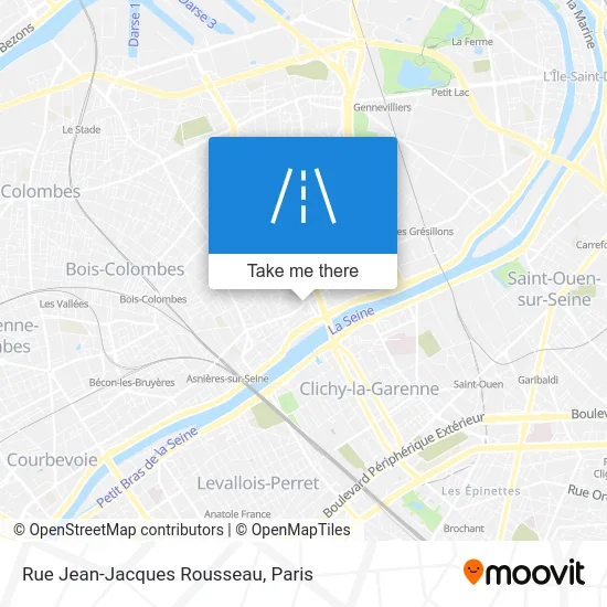 Rue Jean-Jacques Rousseau map
