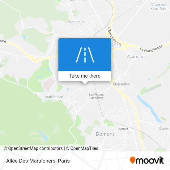 Allée Des Maraîchers map