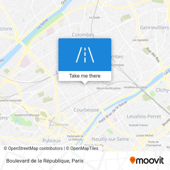 Boulevard de la République map