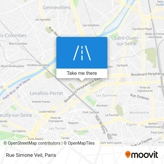 Rue Simone Veil map