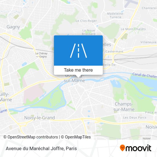 Avenue du Maréchal Joffre map