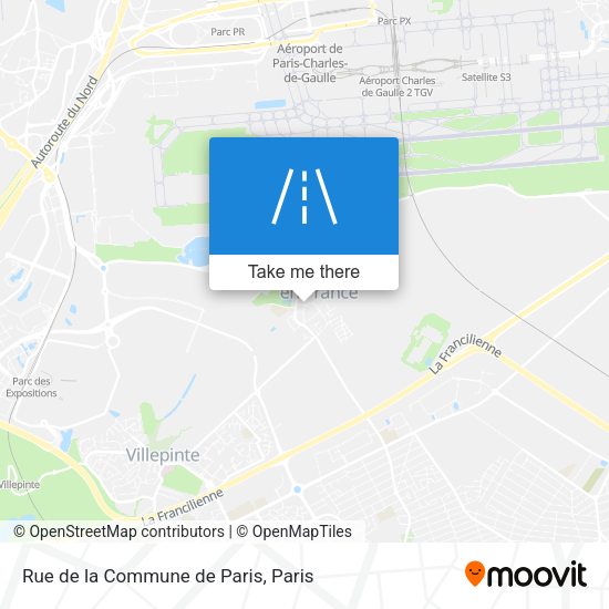 Rue de la Commune de Paris map