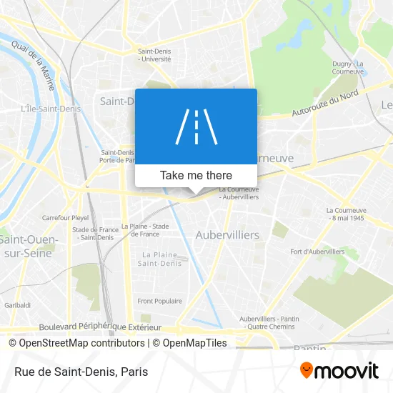 Rue de Saint-Denis map