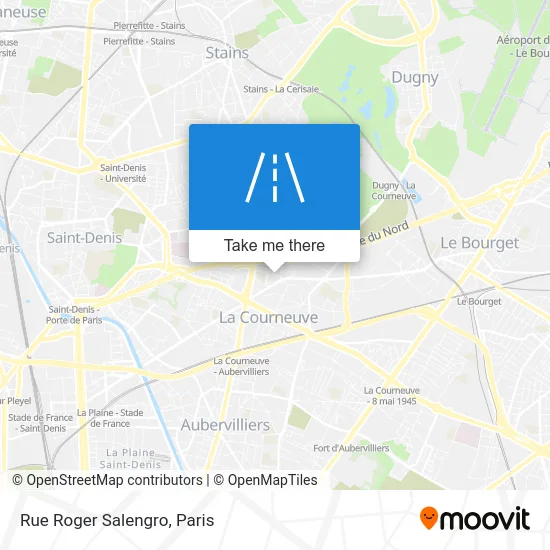 Rue Roger Salengro map