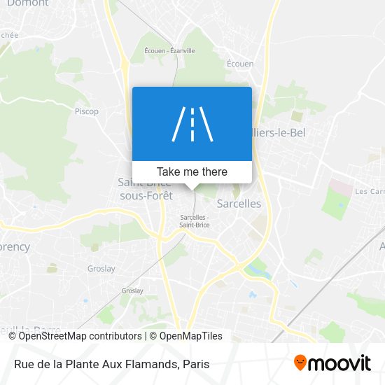 Rue de la Plante Aux Flamands map