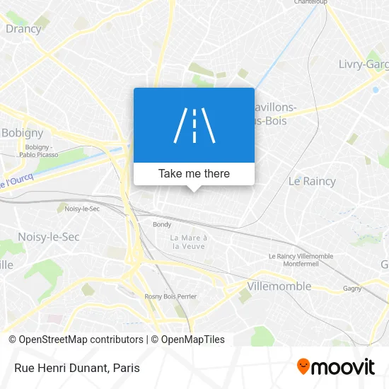 Rue Henri Dunant map