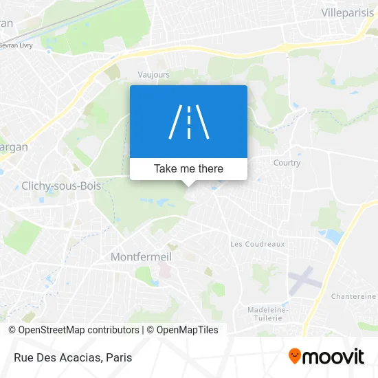 Rue Des Acacias map