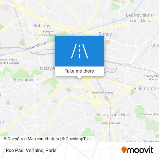 Rue Paul Verlaine map