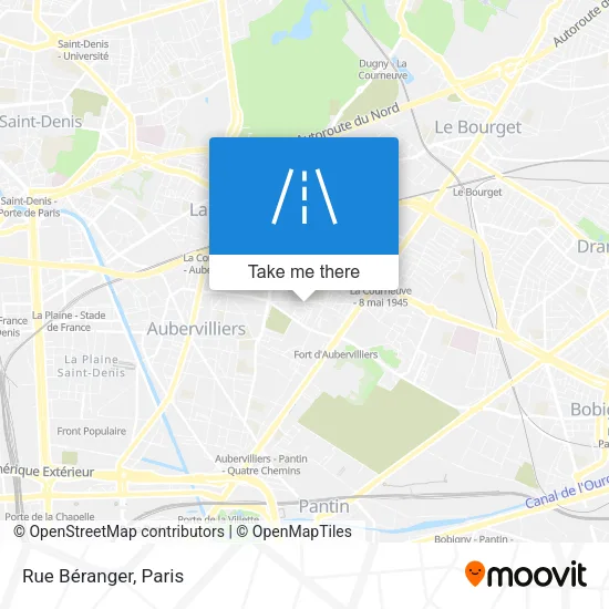 Rue Béranger map