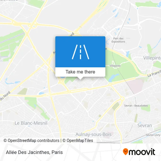 Allée Des Jacinthes map