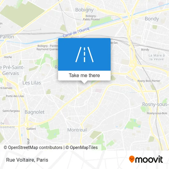Rue Voltaire map