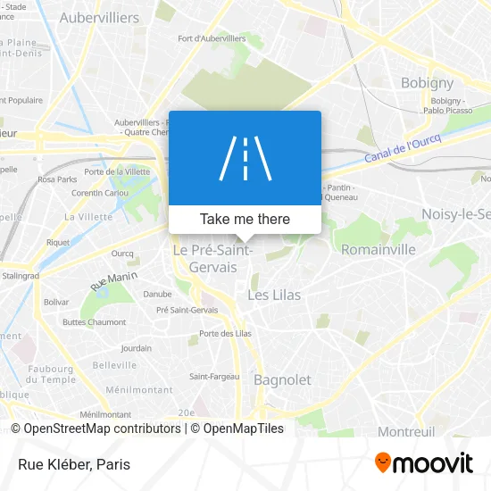 Rue Kléber map
