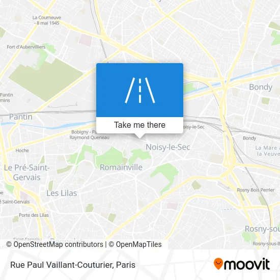 Rue Paul Vaillant-Couturier map