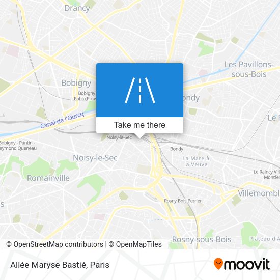 Allée Maryse Bastié map