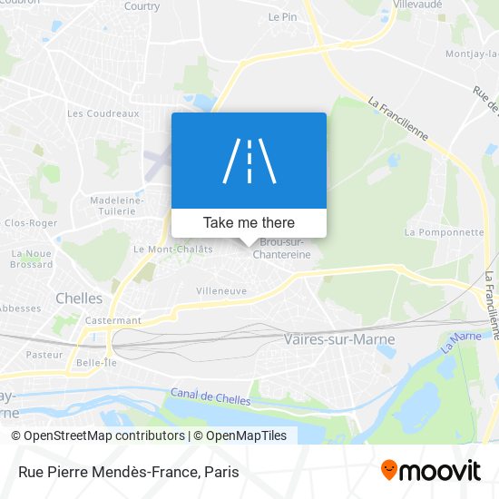 Rue Pierre Mendès-France map