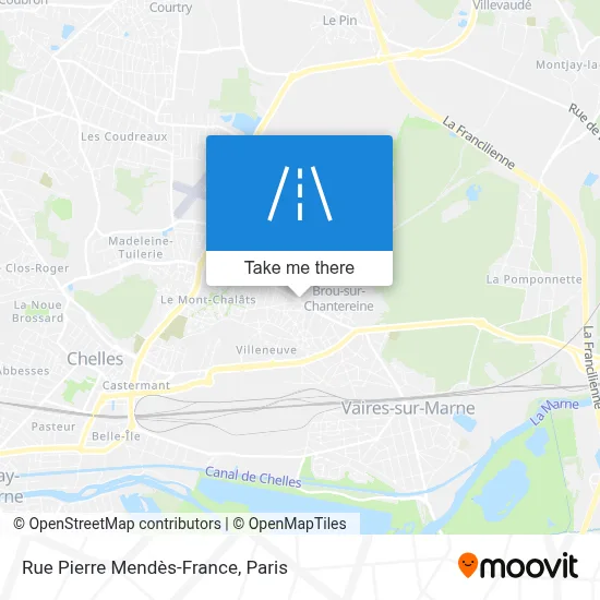 Rue Pierre Mendès-France map