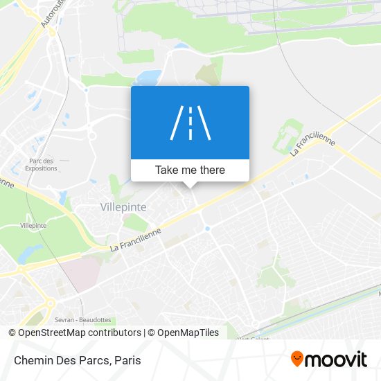 Chemin Des Parcs map