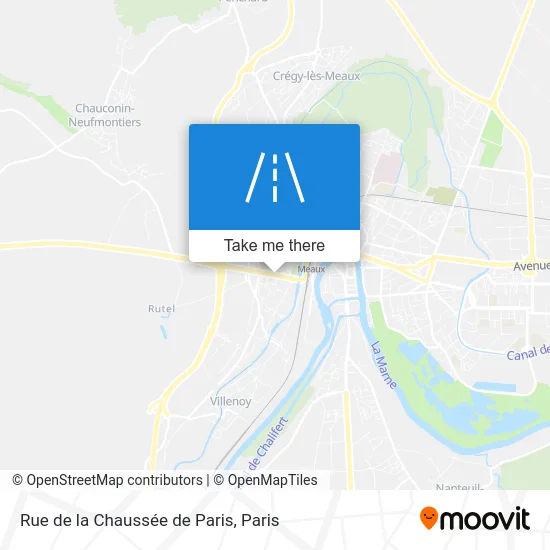 Rue de la Chaussée de Paris map