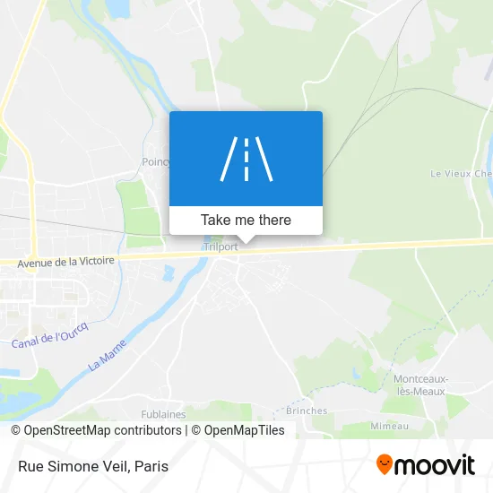 Rue Simone Veil map
