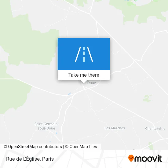 Rue de L'Église map