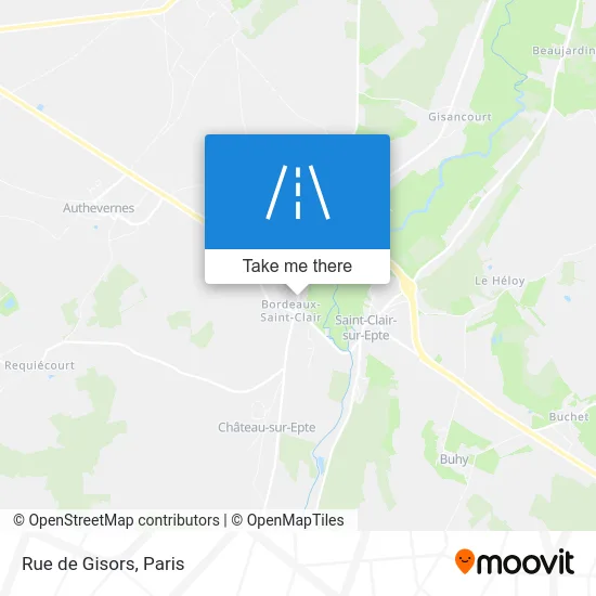 Rue de Gisors map