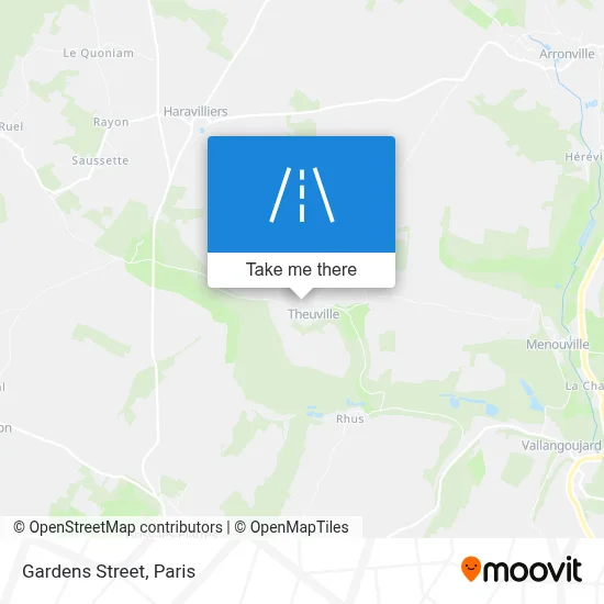 Rue Des Jardins map