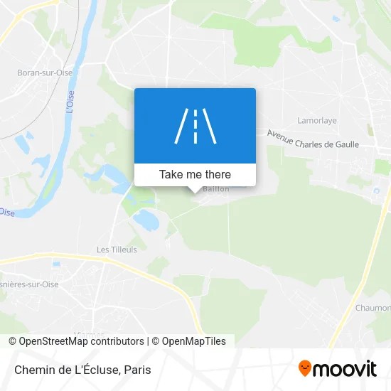 Chemin de L'Écluse map