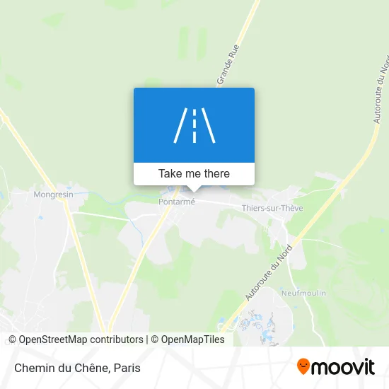 Chemin du Chêne map