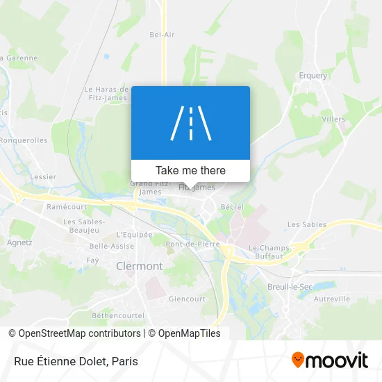 Rue Étienne Dolet map