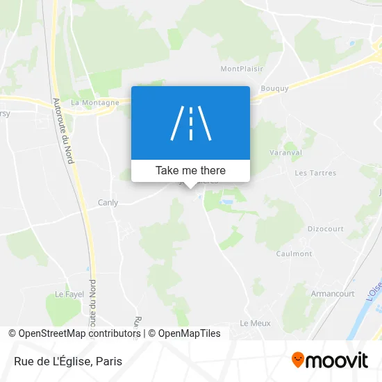 Rue de L'Église map