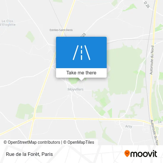 Rue de la Forêt map