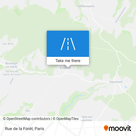 Rue de la Forêt map