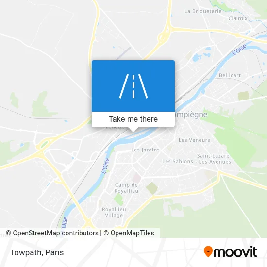 Chemin de Halage map