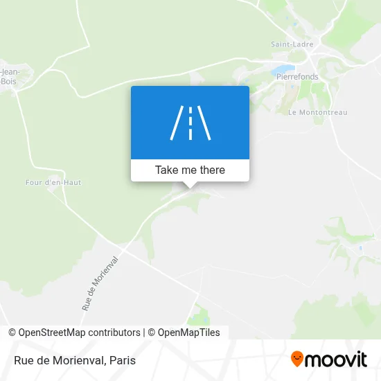 Rue de Morienval map
