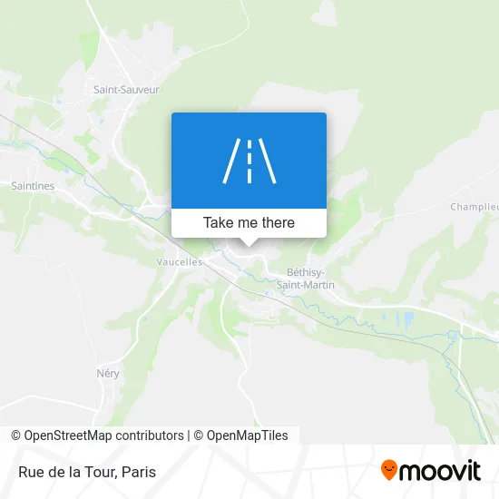 Rue de la Tour map