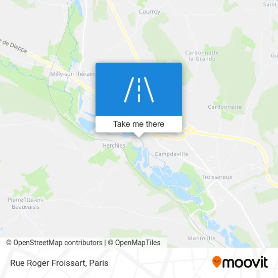 Rue Roger Froissart map
