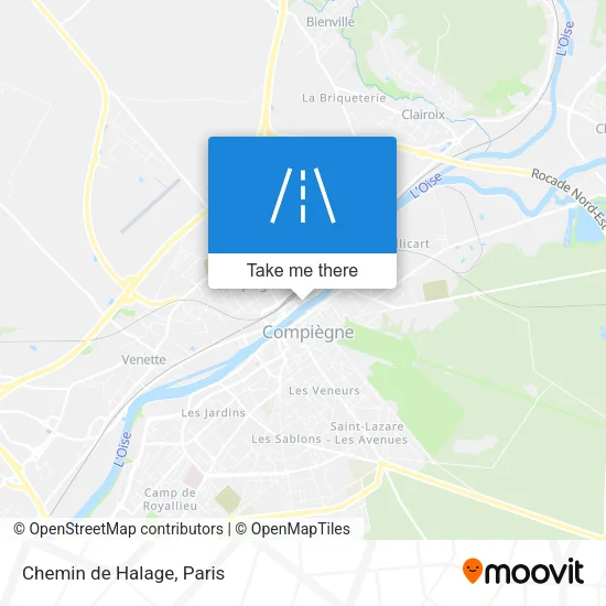 Chemin de Halage map