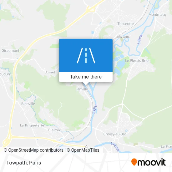 Chemin de Halage map