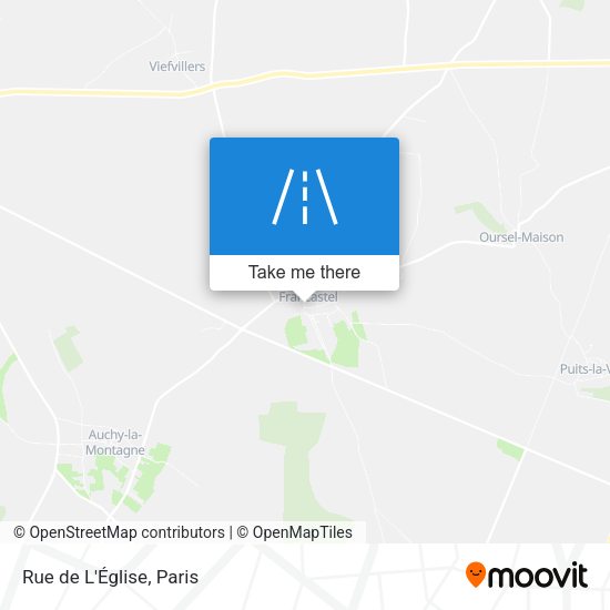 Rue de L'Église map