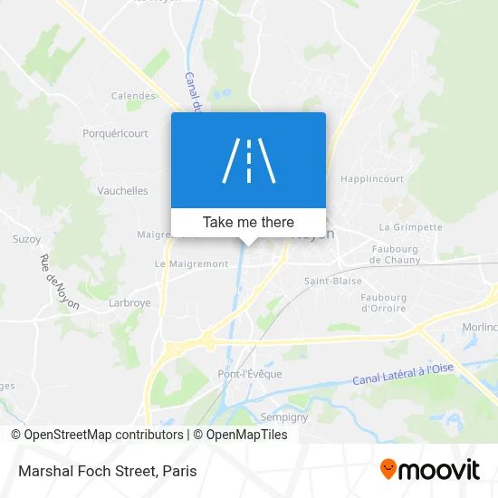 Rue du Maréchal Foch map