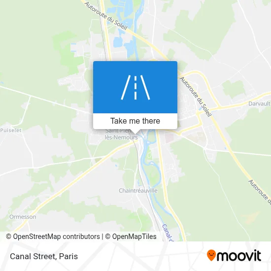 Rue du Canal map
