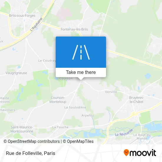 Mapa Rue de Folleville