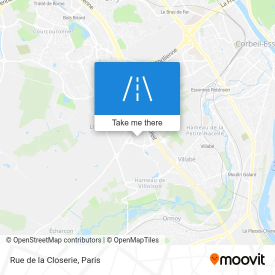 Rue de la Closerie map